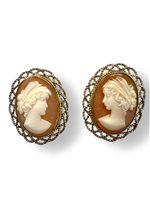 Pendientes Mandile 1922 Mujer Cammei  in Plata Conchiglia 2MORCM31